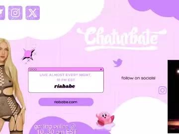 riababe on Chaturbate
