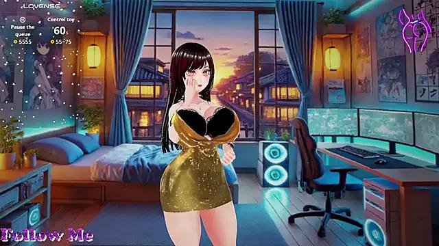 Hanaedamngirl — control  my toys  x10 min +squirt