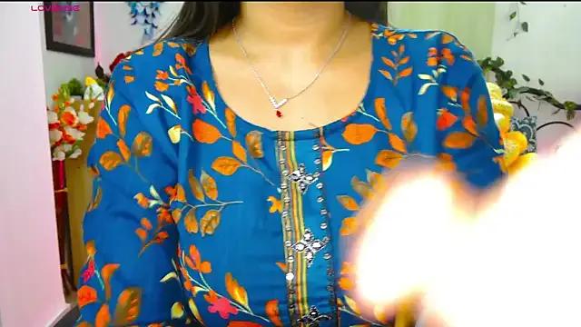 StripChat thyAnvi is Freechat thyAnvi — cream on boobs